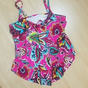 Simply Sole Tankini Swimsuit Top